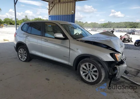 2013 BMW X3 xDrive28I from USA, damaged, VIN 5UXWX9C58D0A17508